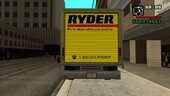 1993 Ford F-700 RYDER yellow rental truck 90s